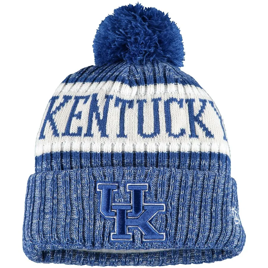 Kentucky Wildcats - Sport Knit Hat with Pom, New Era