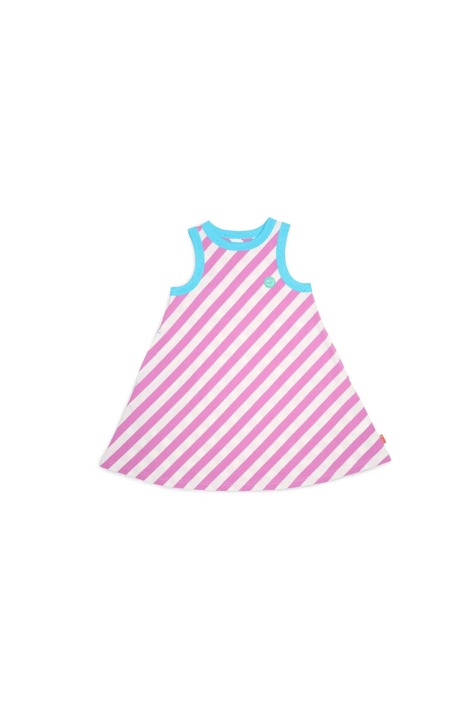 Kids Striped Trapeze Dress