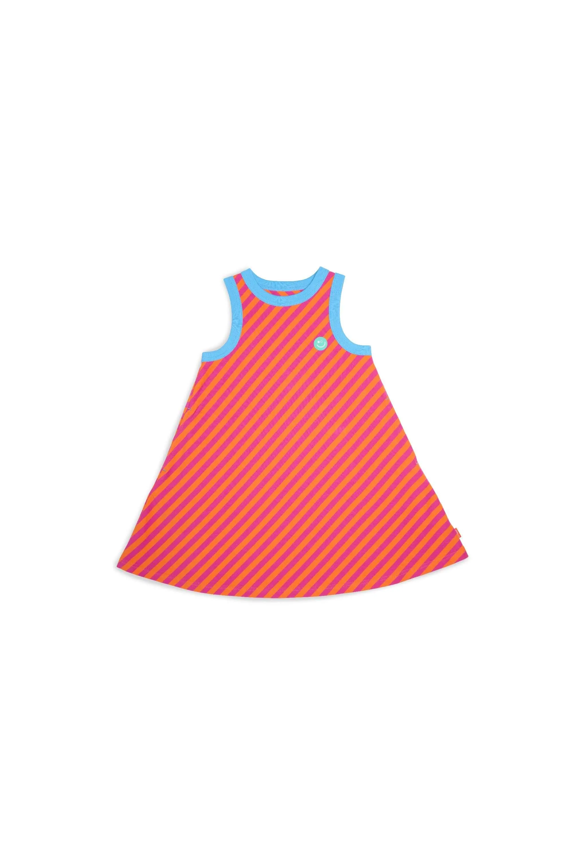 Kids Striped Trapeze Dress