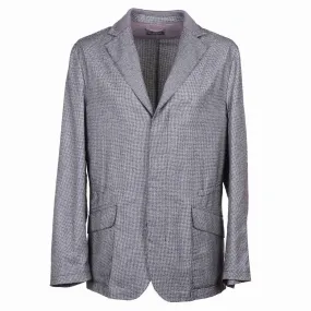 Kiton Cashmere Sport Coat with Suede Details