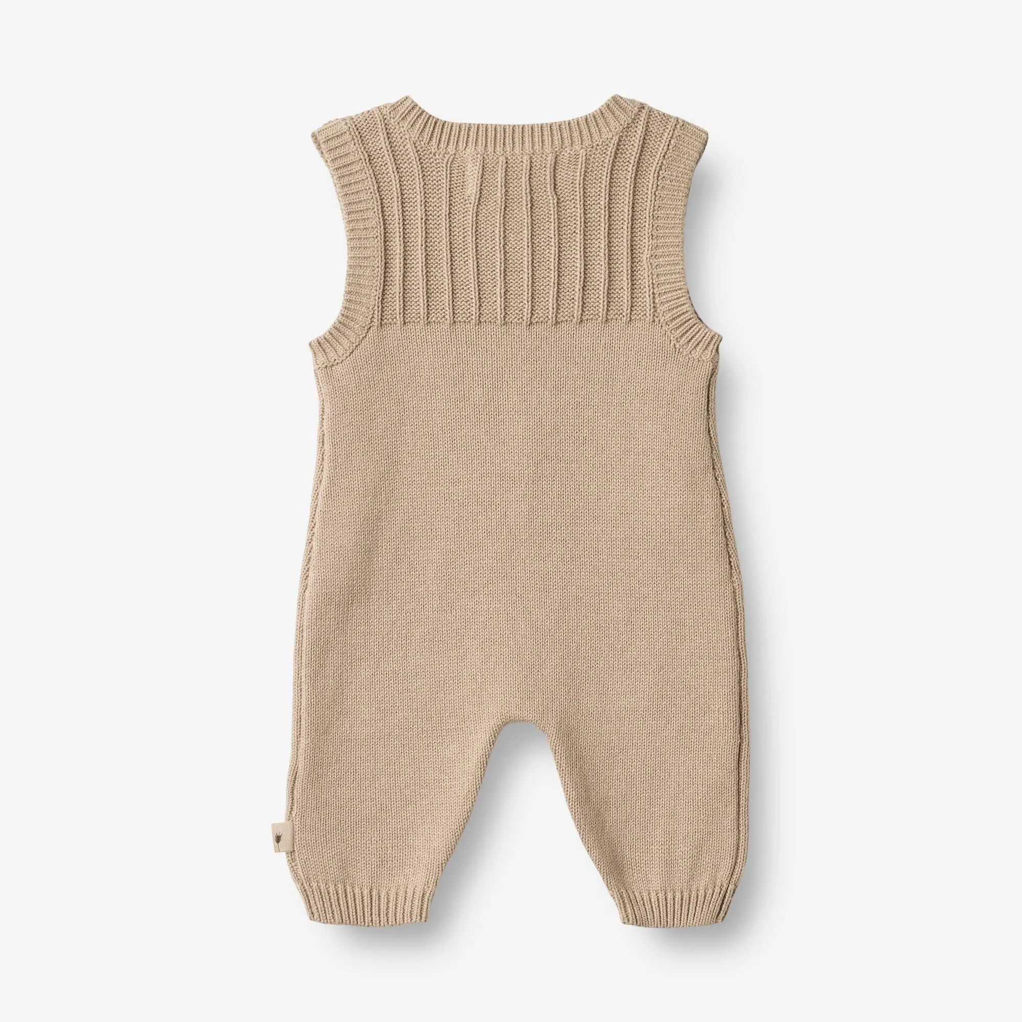 Knit Romper Vigge | Baby - soft beige