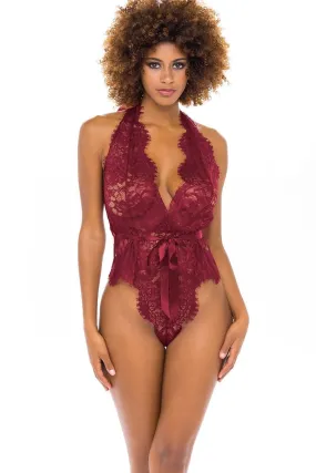 Lace Halter Teddy