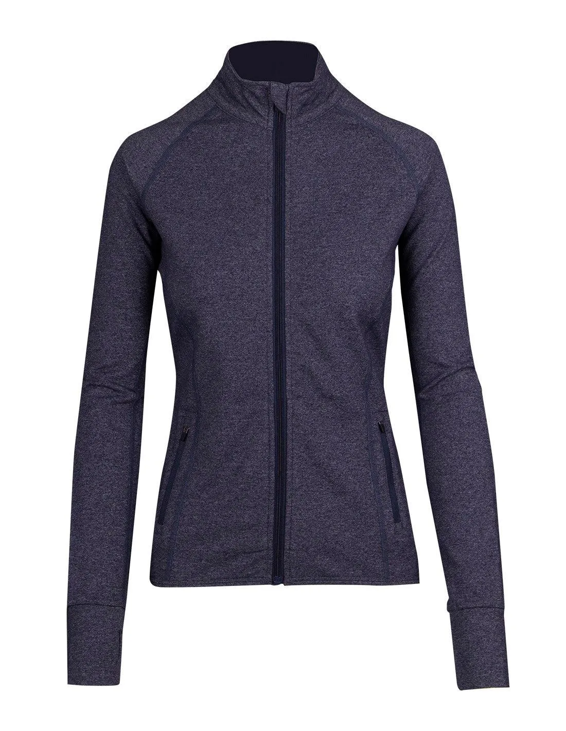 Ladies Greatness Heather Jacket - Navy Heather