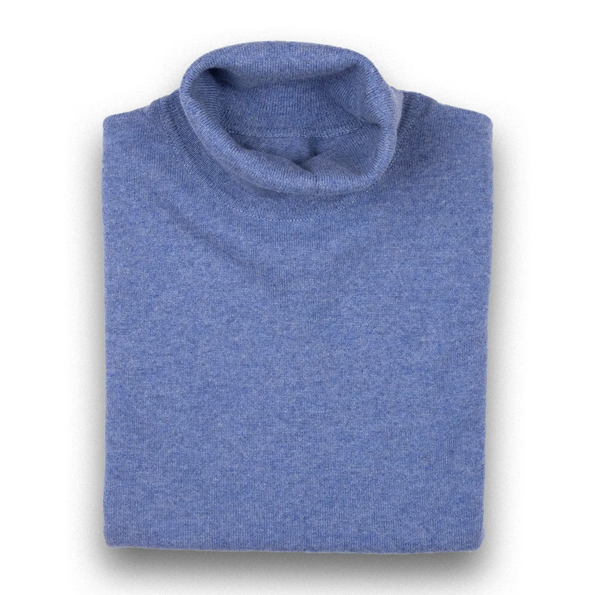 Lapis Elgin 2ply Roll Neck Cashmere Sweater