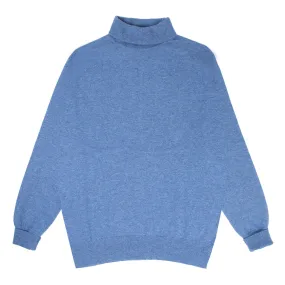 Lapis Elgin 2ply Roll Neck Cashmere Sweater