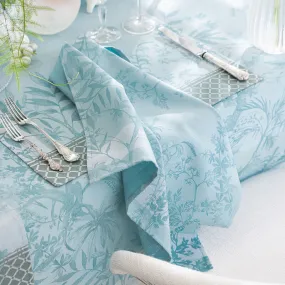 Le Jacquard Francais Napkin "Jardin d'Eden" Blue