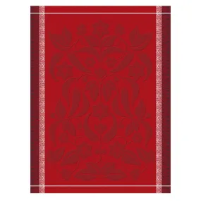 Le Jacquard Francais Tea Towel "Piments" Red