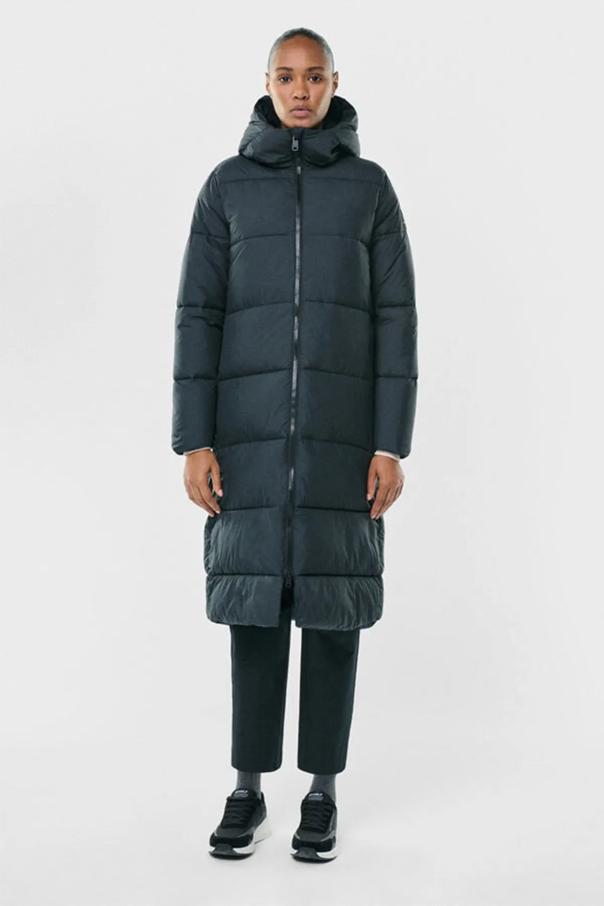 Lenox Coat Black Ecoalf