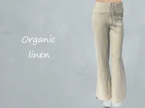 linnen broek "flared leg" / linen pants flared leg