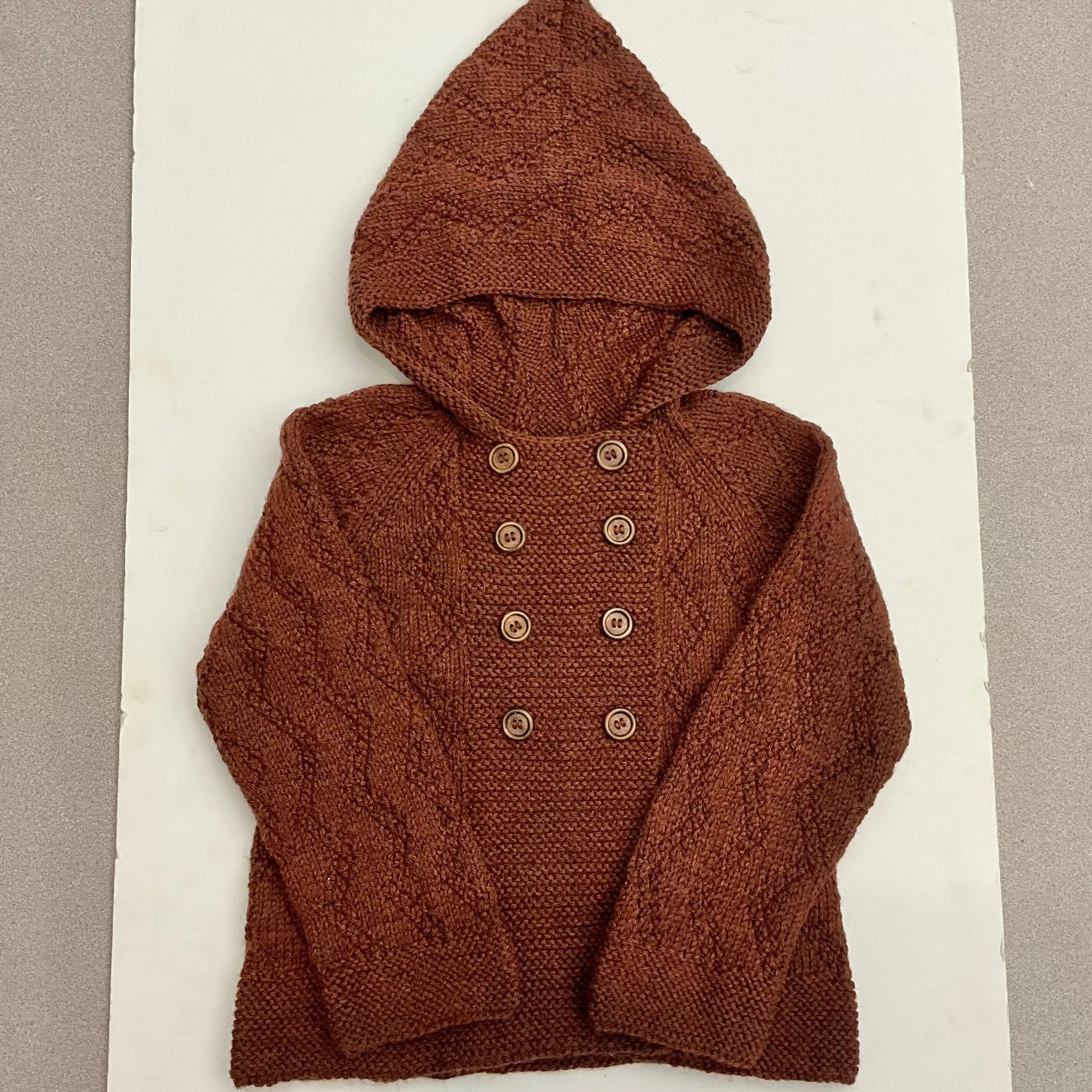 Little Willow hand knitted hooded sweater - Michale Glennon