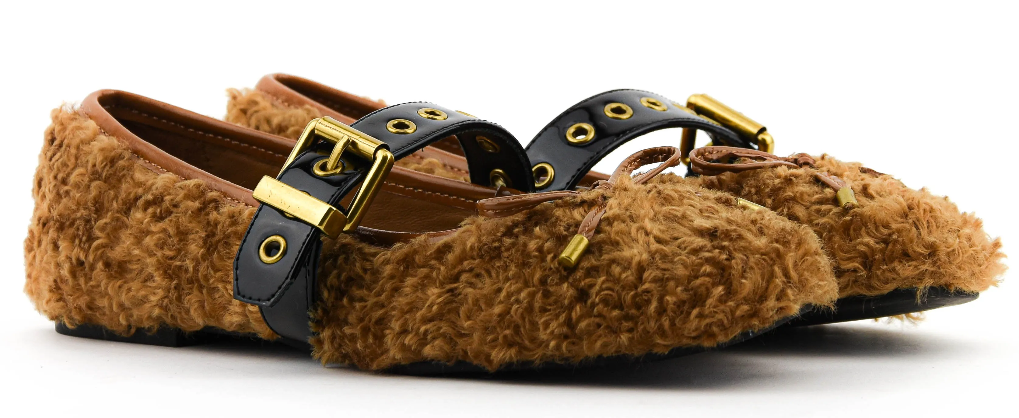 LOAFER TEDDY BALLERINA COGNAC