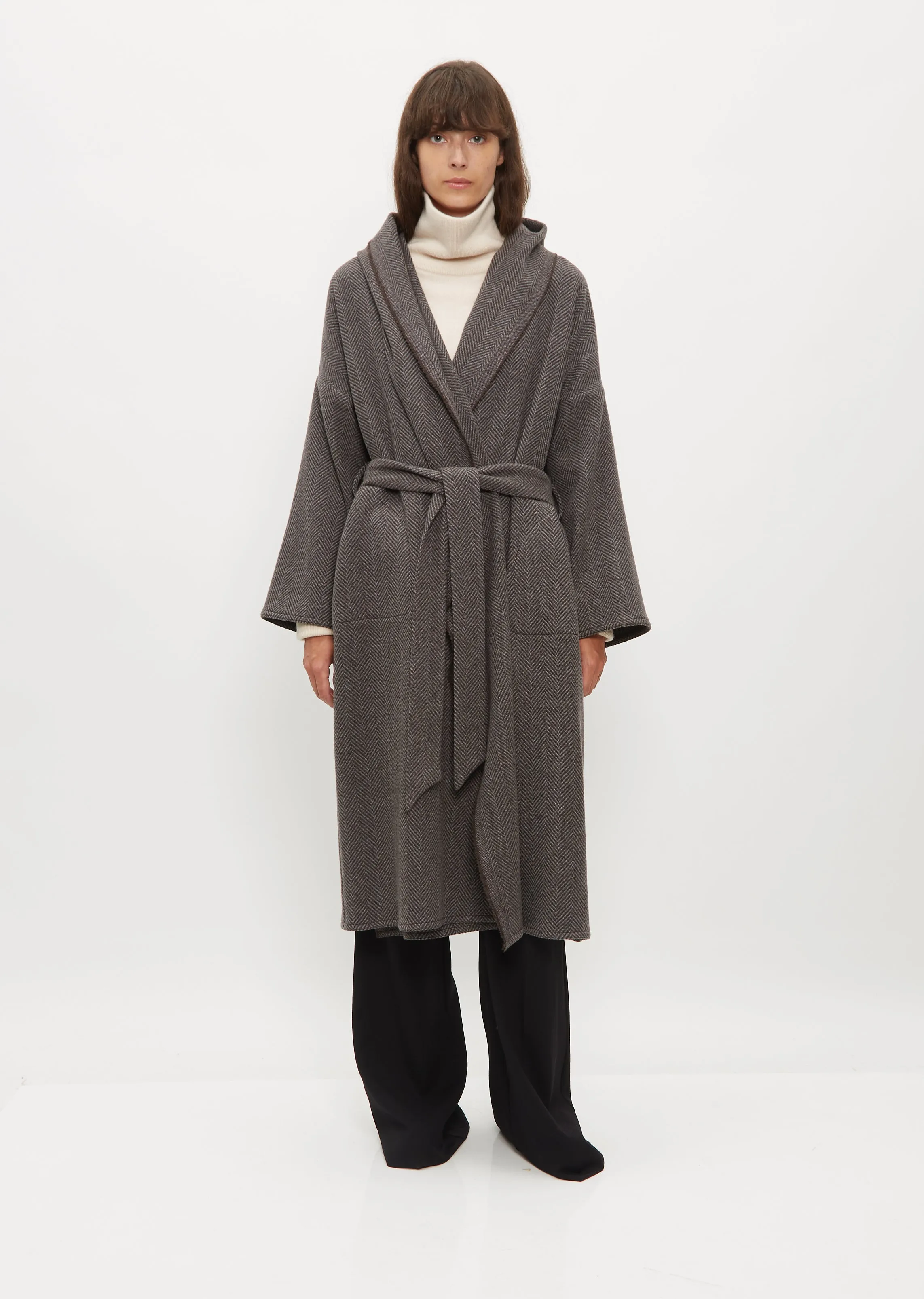 Long Hooded Coat