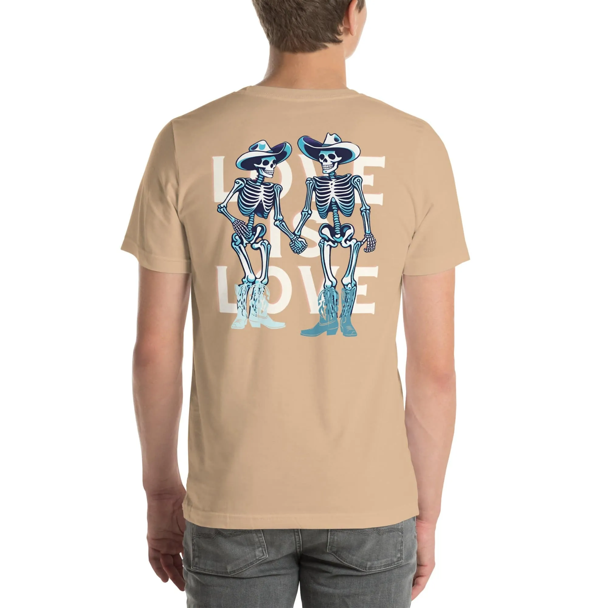 Love Is Love Skeleton Unisex t-shirt