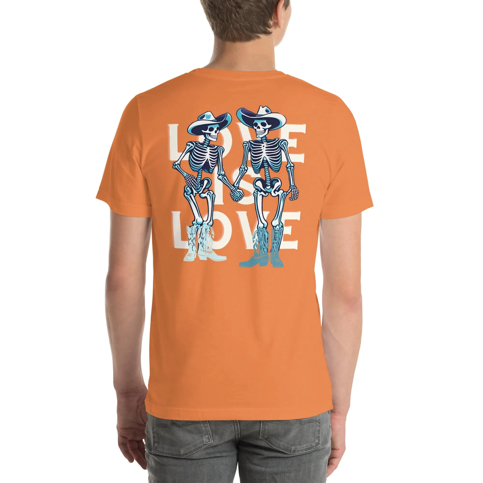 Love Is Love Skeleton Unisex t-shirt