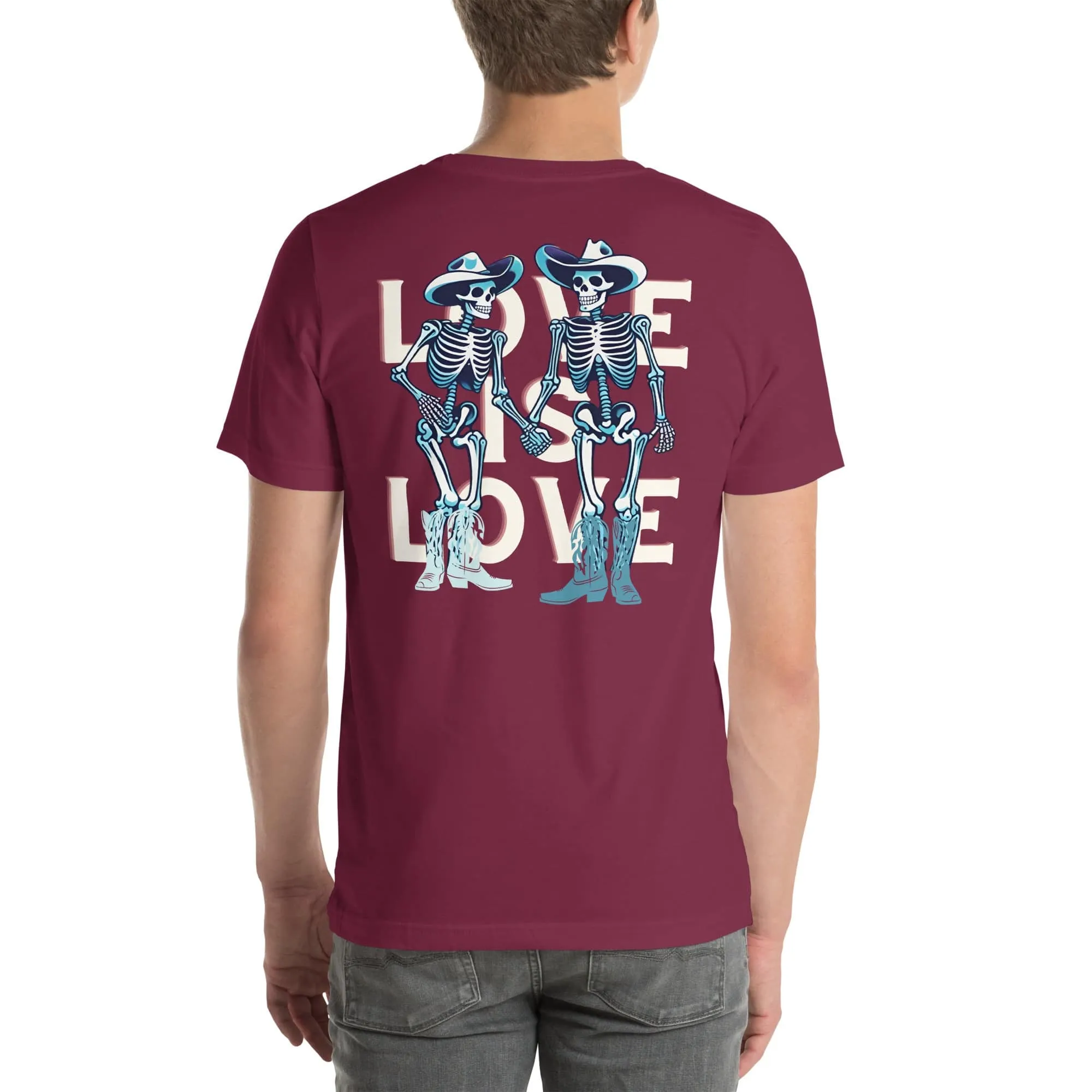 Love Is Love Skeleton Unisex t-shirt