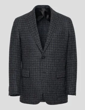 MAGEE BROWN WITH NAVY TATTERSALL SPORT COAT - MTO