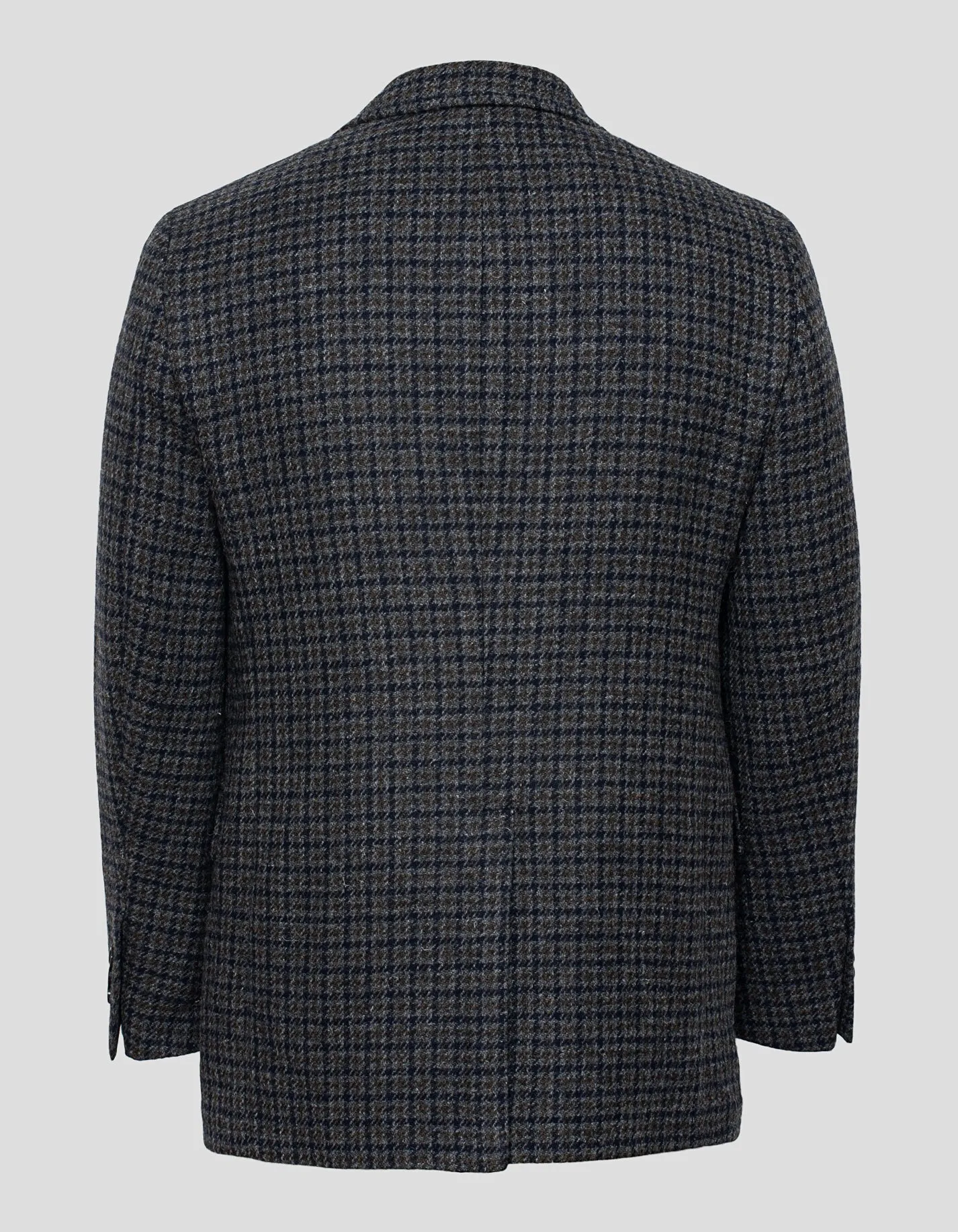 MAGEE BROWN WITH NAVY TATTERSALL SPORT COAT - MTO