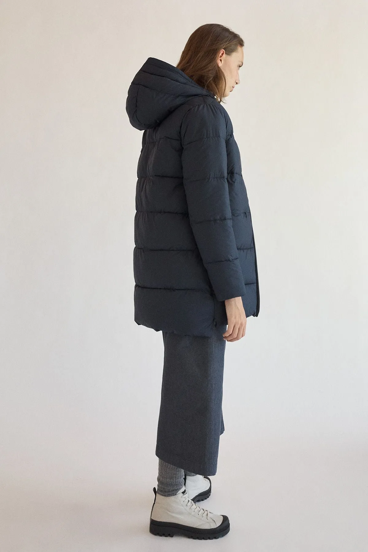 Marangu Coat Navy Ecoalf