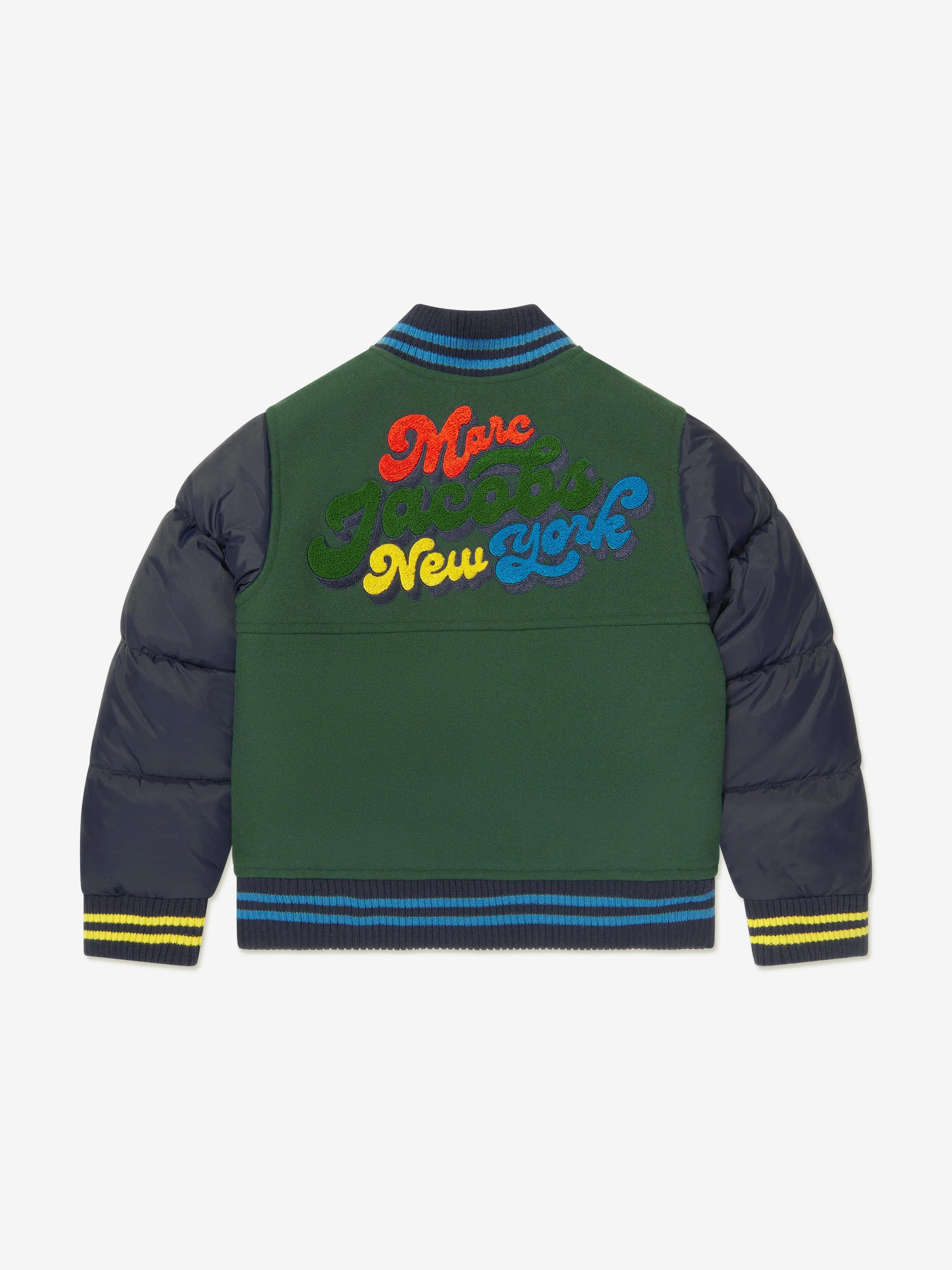 MARC JACOBS Boys Varsity Jacket in Green