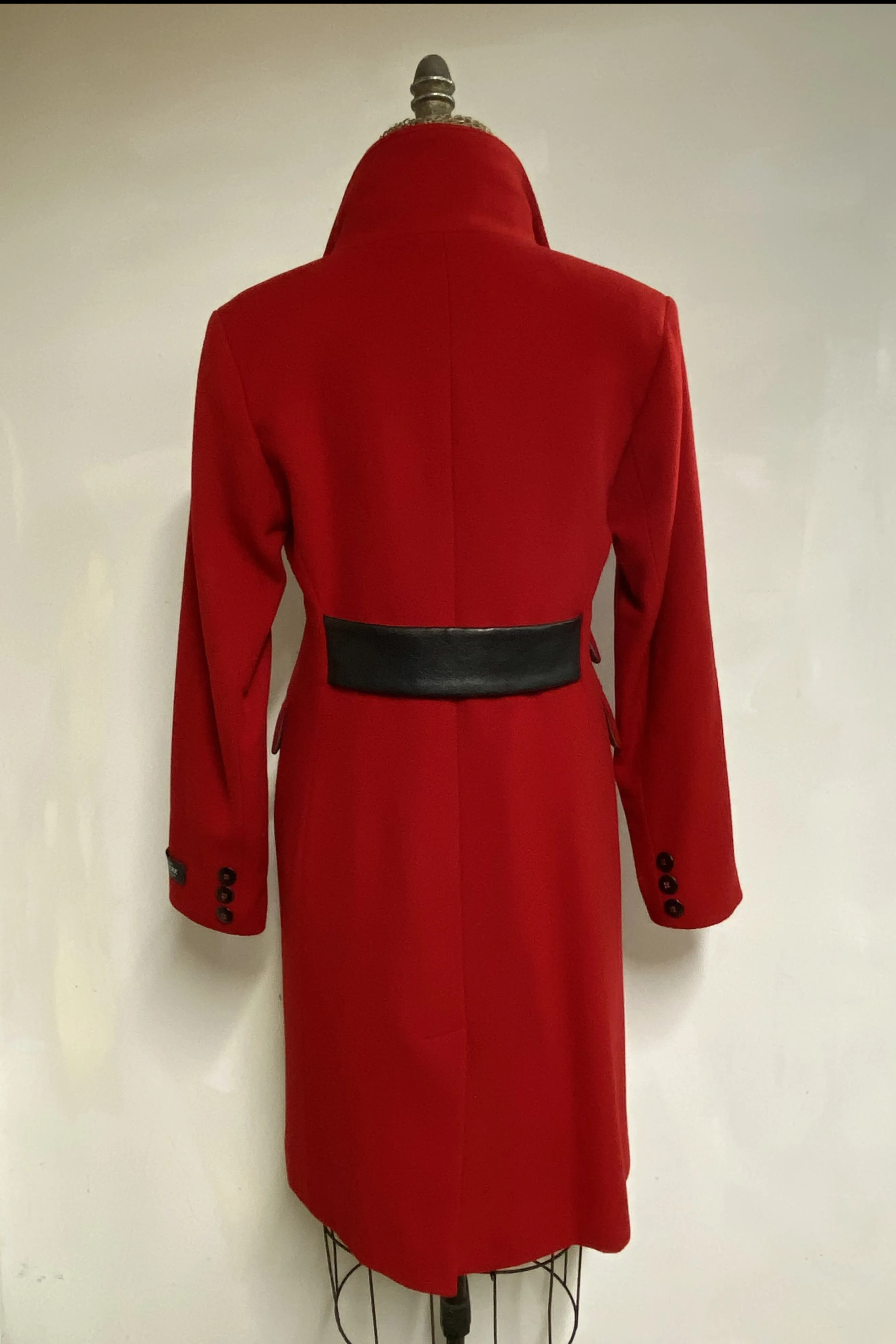 Mary Equestrian Style Coat - Cashmere & Wool Blend