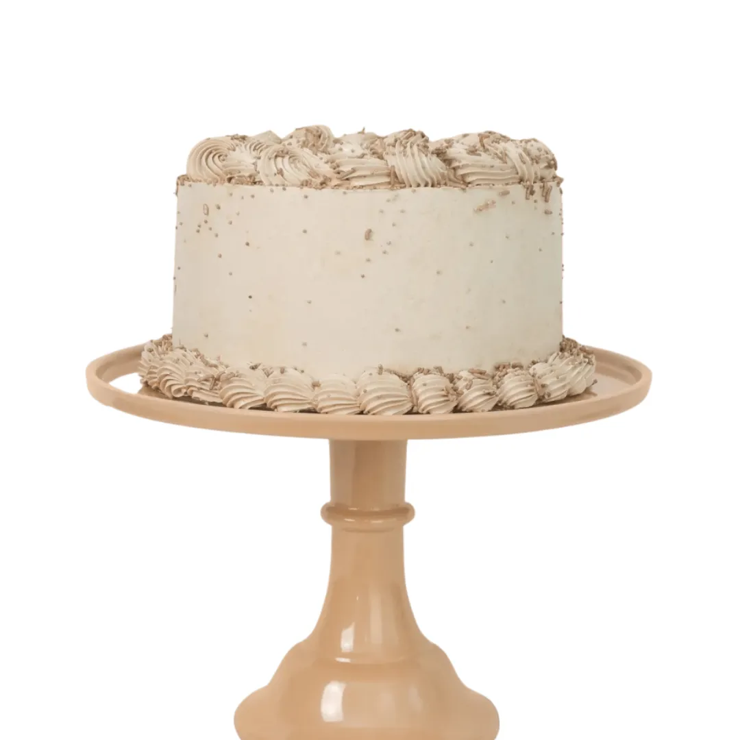 Melamine Bespoke Cake Stand Large-  Latte