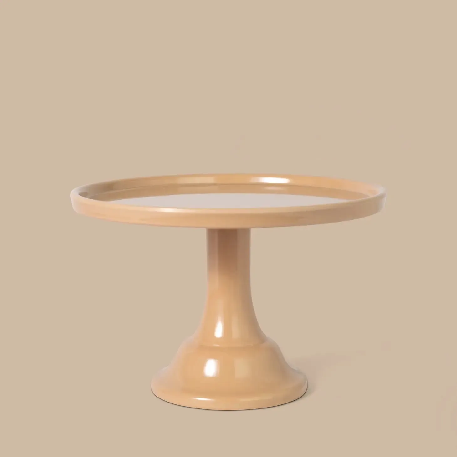 Melamine Bespoke Cake Stand Small - Latte