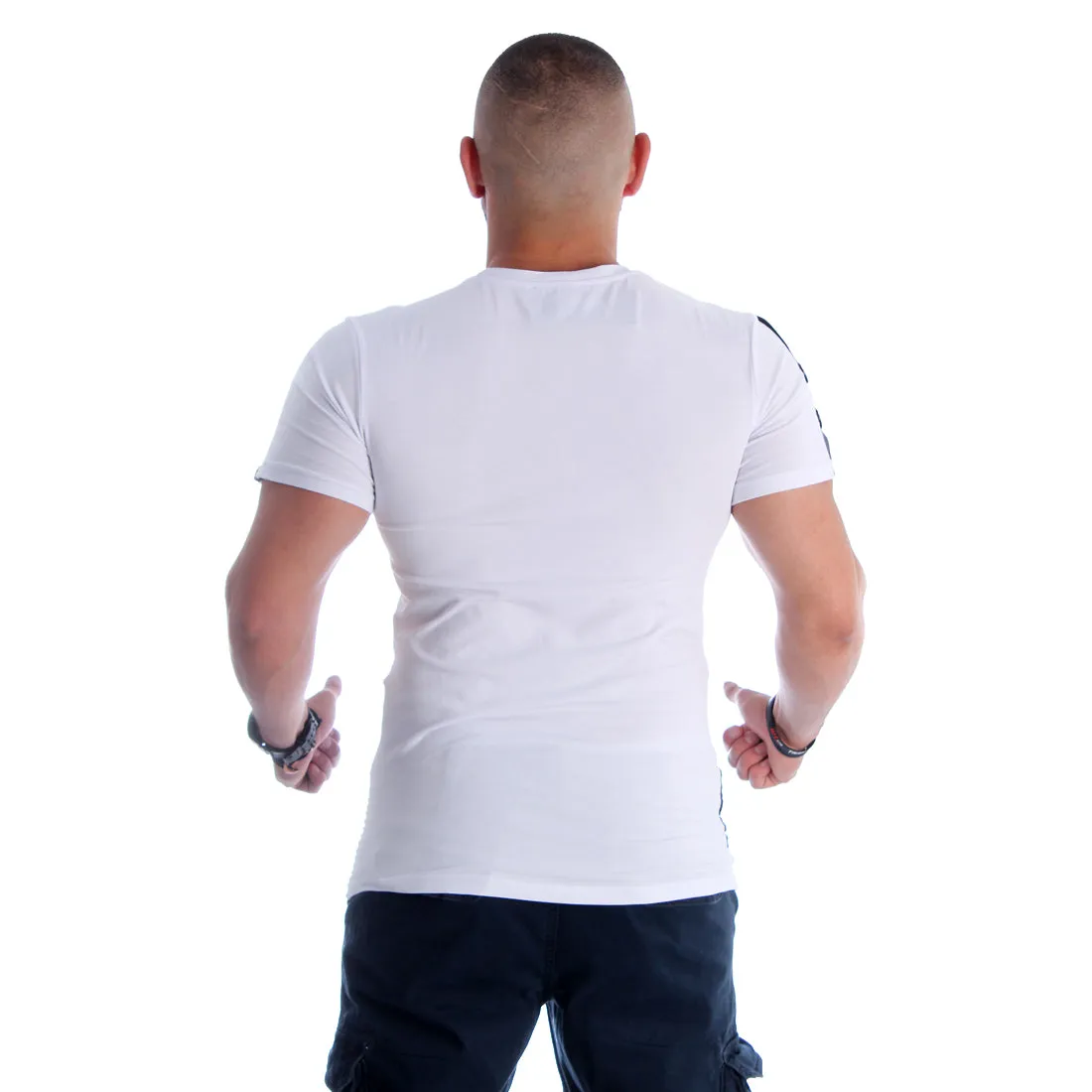 Men T-shirt- white / made in Turkey -3351