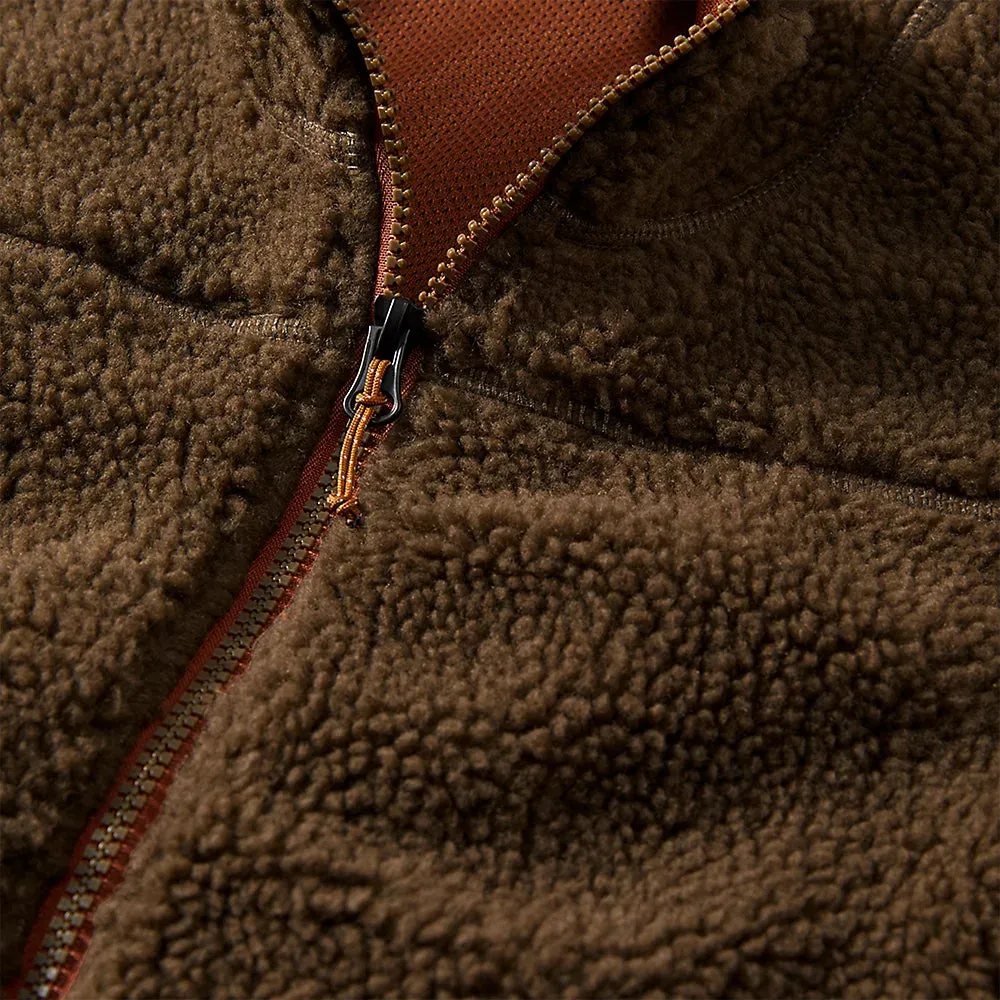 Men's Curly Fleece Full-Zip Mock