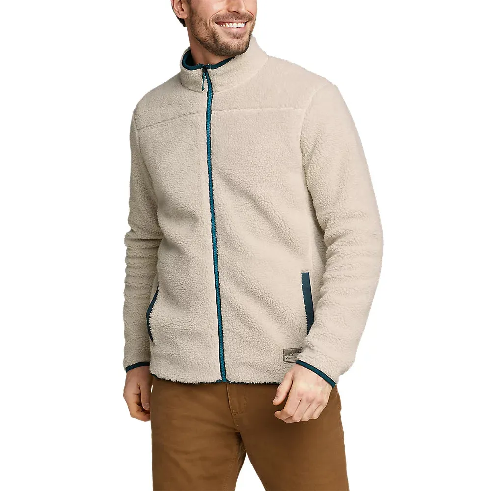 Men's Curly Fleece Full-Zip Mock