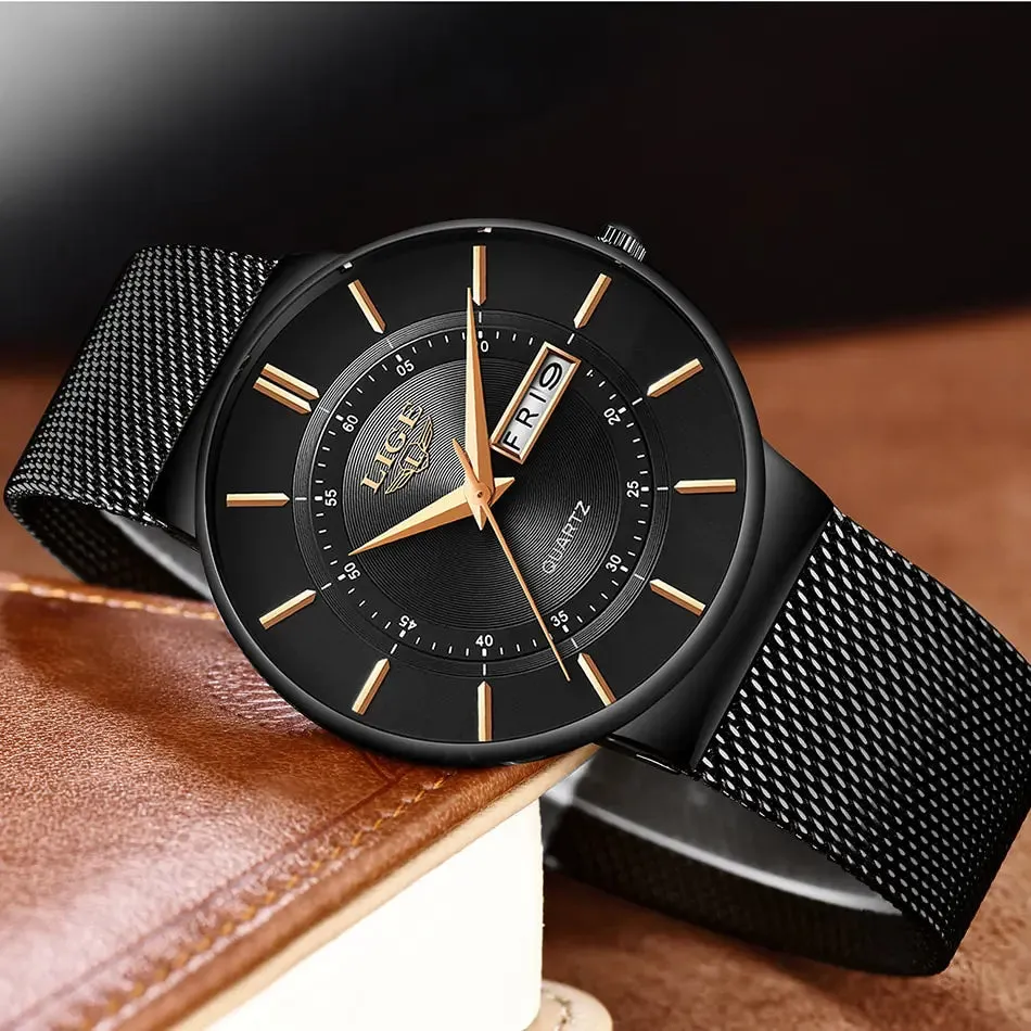 Mens Luxury LIGE Watch