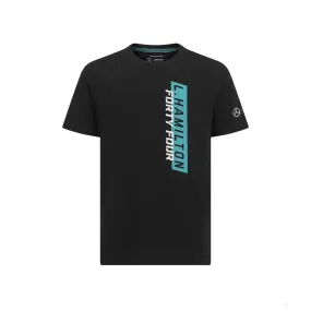 Mercedes Kids T-shirt, Lewis Hamilton #44, Black, 2019