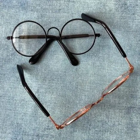 Metal Framed Spectacles / Glasses for Teddy Bears or Dolls - 2 colour options