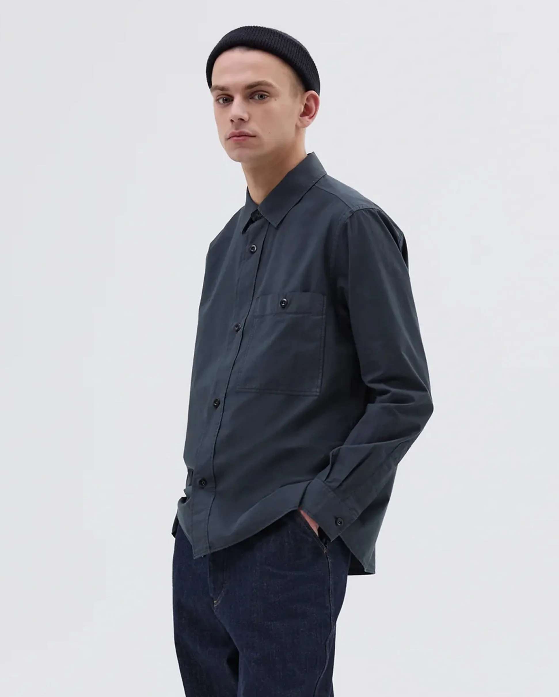 MHL OVERALL SHIRT / ASPHALT