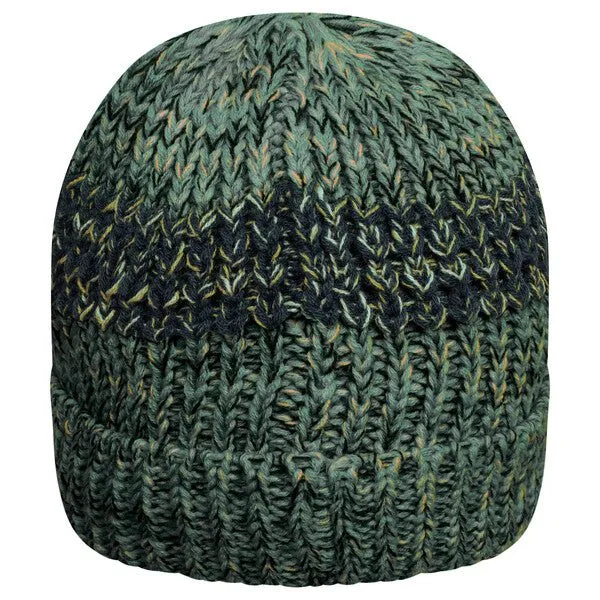 Mindless Bobble Hat - Duck Green/moonlight Denim