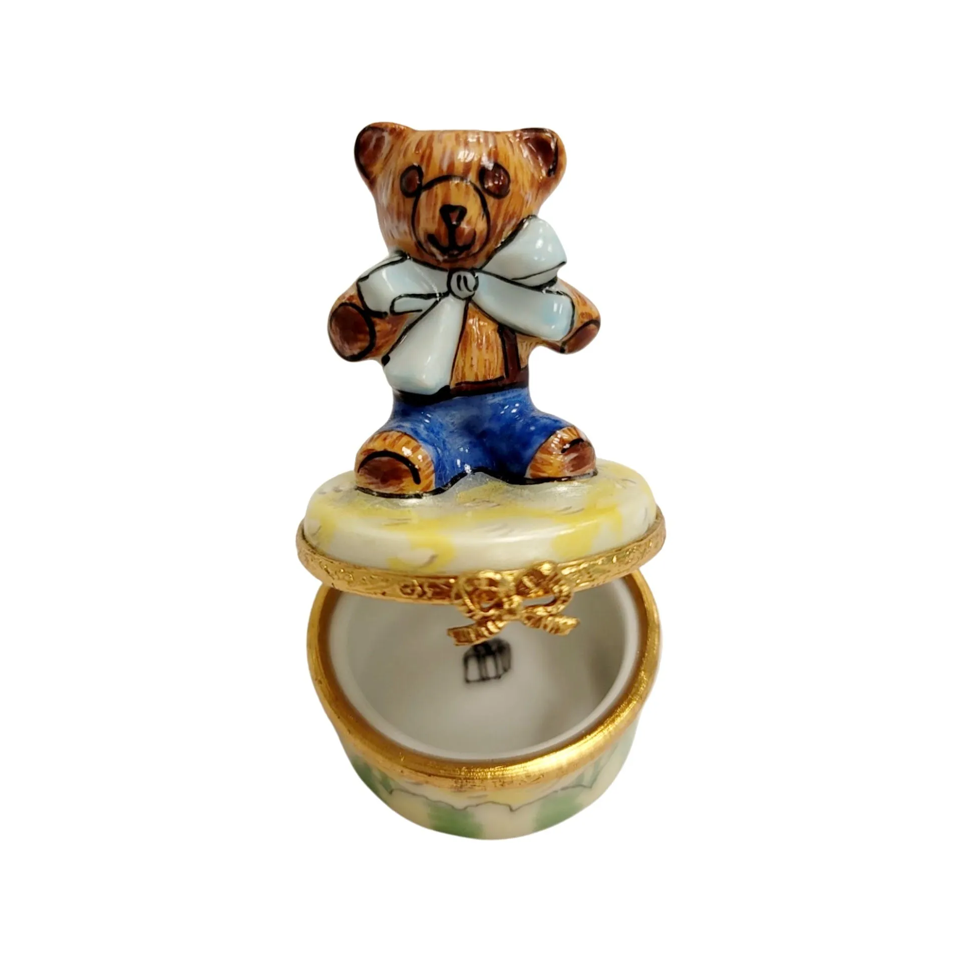 Mini Teddy Bear on Round