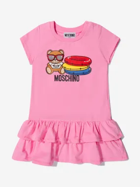 Moschino Baby Girls Cotton Summer Teddy Toy Dress