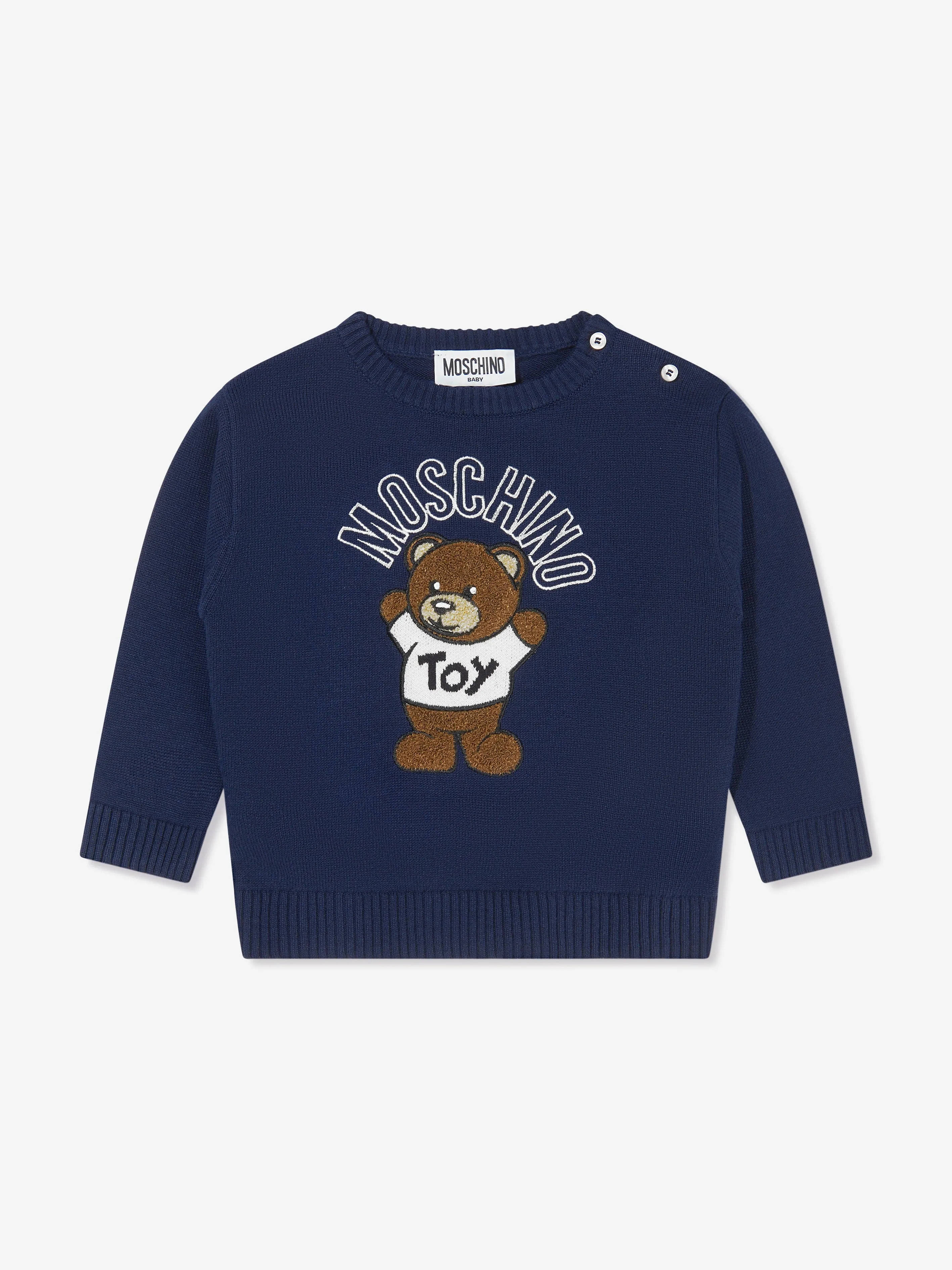 Moschino Baby Teddy Bear Logo Sweatshirt