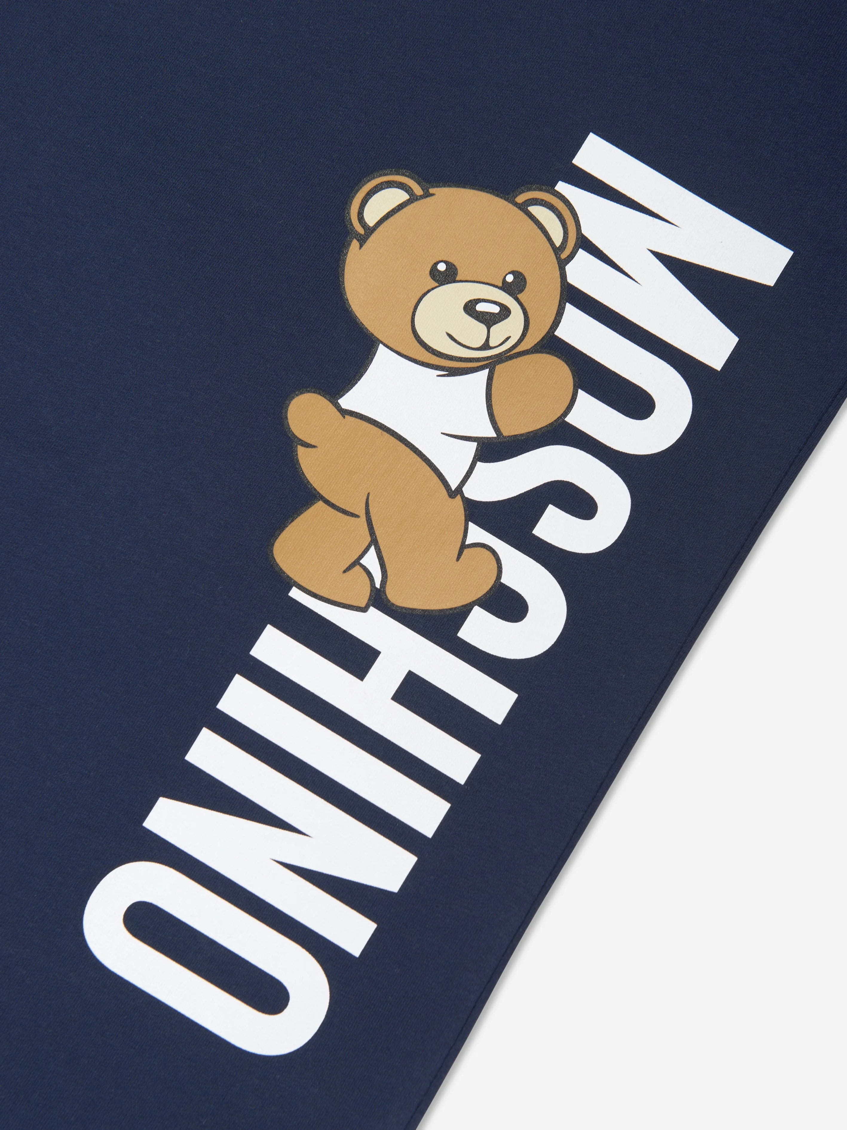 Moschino Baby Teddy Logo Blanket in Navy (70cm)