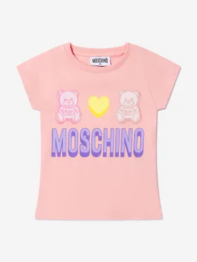 Moschino Girls Cotton Toy Candies Logo T-Shirt