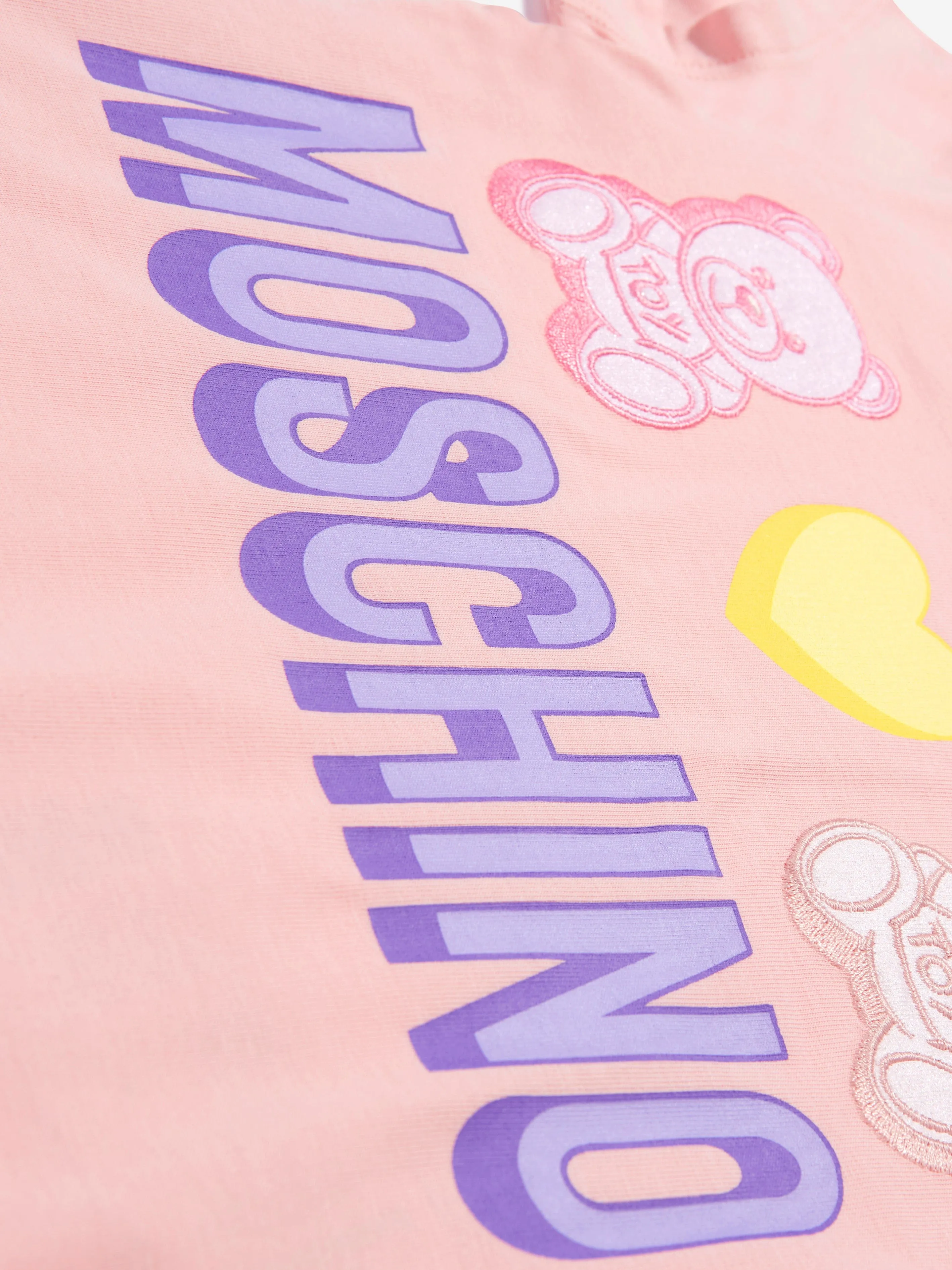 Moschino Girls Cotton Toy Candies Logo T-Shirt