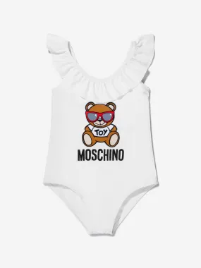 Moschino Girls Teddy Toy Logo Swimsuit