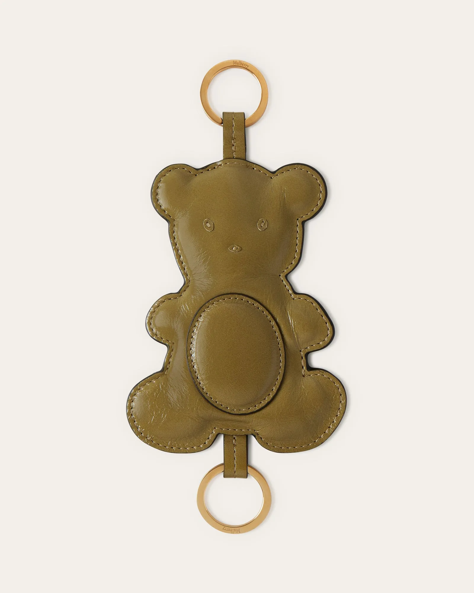 Mulberry x Rejina Pyo Teddy Bear Keyring Autumn Leaves