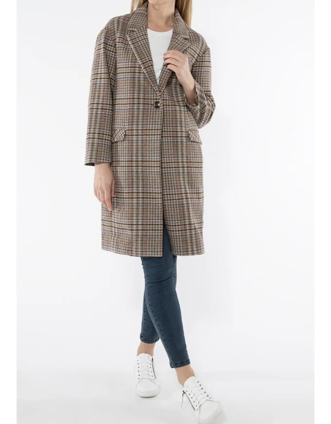 Multi Check Coat