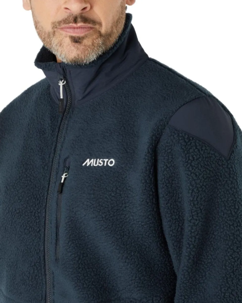 Musto Mens Nautic Full Zip Pile Fleece