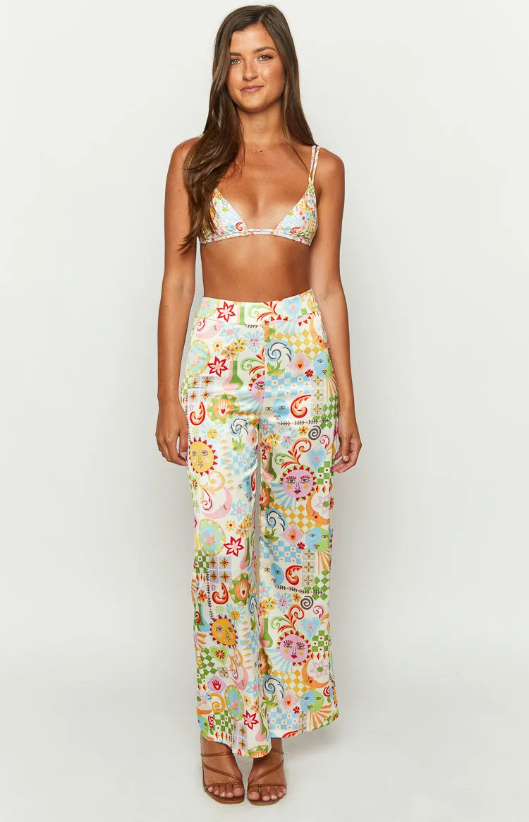 Mykonos Euro Summer Print Pants