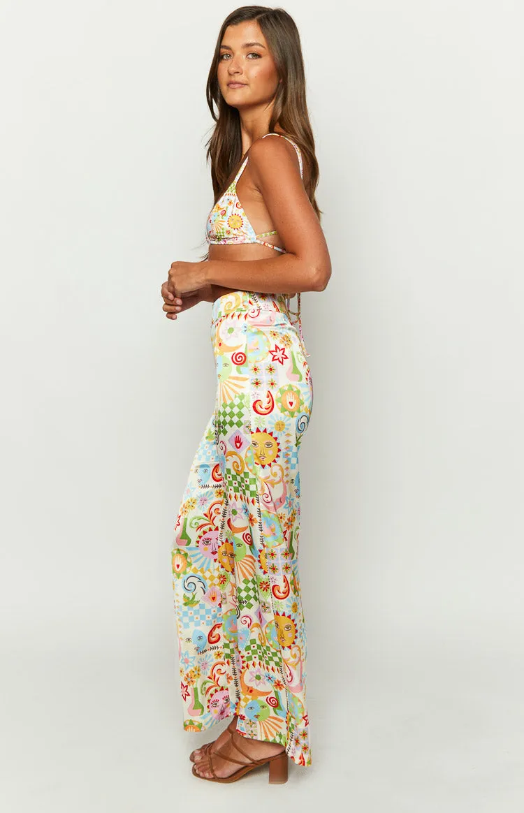 Mykonos Euro Summer Print Pants