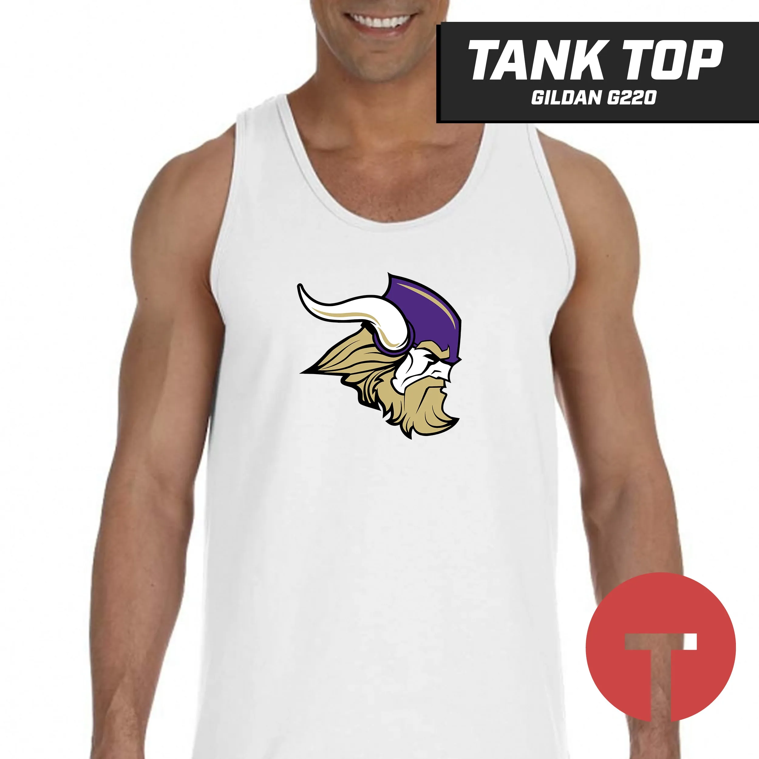 NKHS Vikings - Tank Top Gildan G220