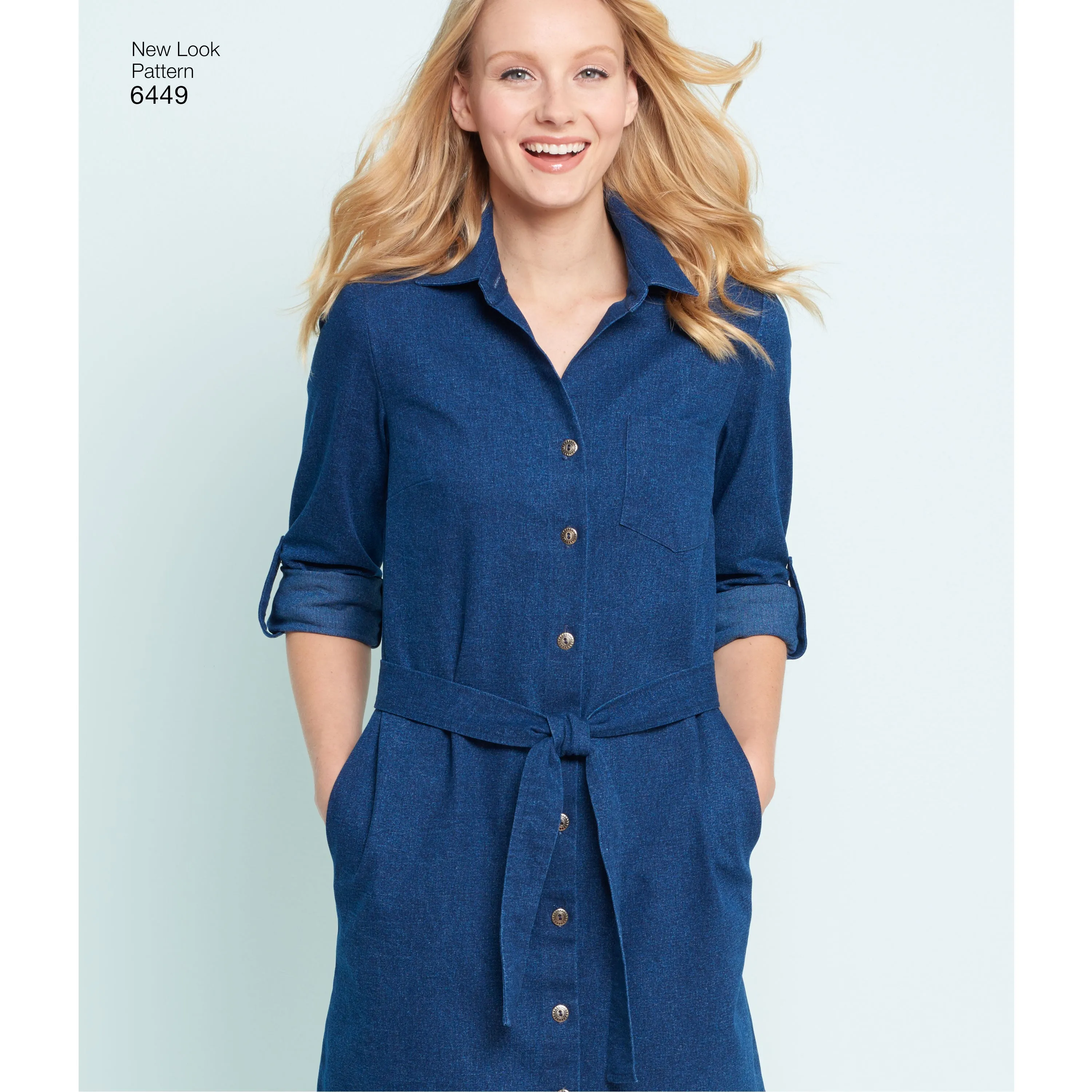 NL6449 Misses' Easy Shirt Dress and Knit Dress