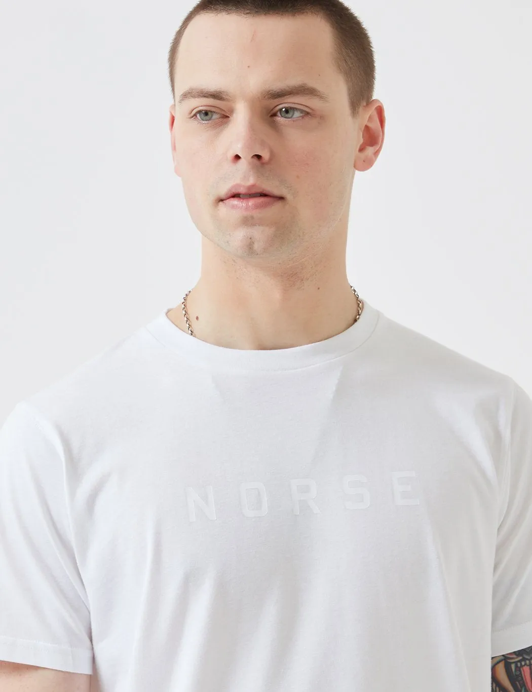 Norse Projects Niels Standard Logo T-Shirt - White