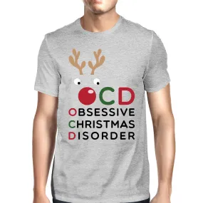 OCD Obsessive Christmas Disorder Grey Men's Tee Cute Holiday Gift